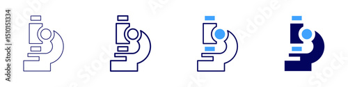Embryo growth icon in 4 different styles. Thin Line, Line, Bold Line, Duotone. Duotone style. Editable stroke