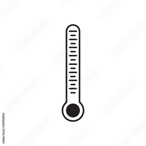 thermometer vector illustration, thermometer isolated on white background