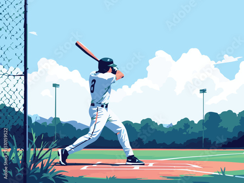 baseball player in action