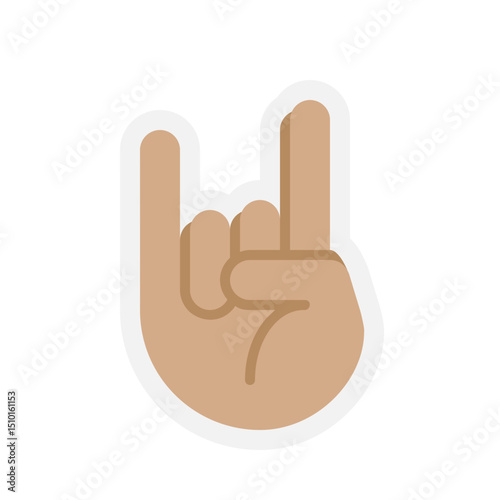 Sign of the Horns Medium Skin Tone