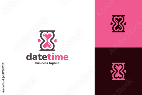 dating time logo vector