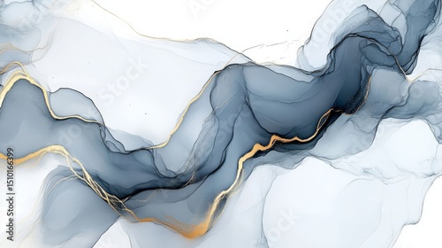A piece of an alcohol ink painting. It's a modern, colorful abstract design that looks like marble. Great for backgrounds, banners, or cool designs.
