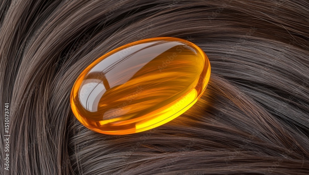 Fototapeta premium Women can indulge in a luxurious oil hair treatment at a hairdresser spa salon for revitalized and nourished hair