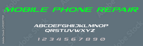 Mobile phone repair lettering vector graphic apparel clothing prints eps svg png. Typography Font graphics designs posters stickers. Download it Now in high resolution format and print it in any size