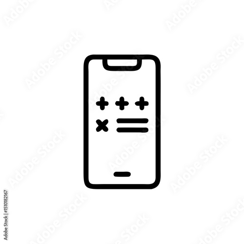 Mobile app interface for habit tracking on smartphone display  