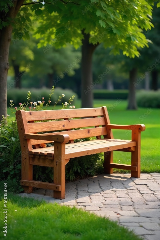 A powerful, sturdy bench made of strong, durable wood, perfect for outdoor settings Ideal for parks, gardens, or patios Shows resilience and stability , strong, durable A powerful, sturdy bench made of strong, durable wood, perfect for outdoor settings Ideal for parks, gardens, or patios Shows resilience and stability , strong, durable