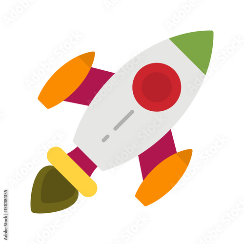 Rocket Vector Icon