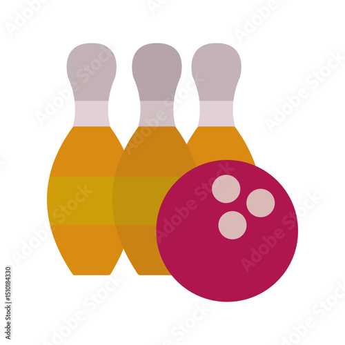 Bowling Vector Icon