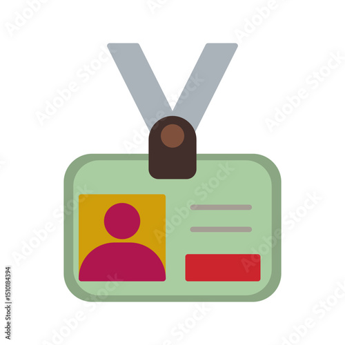 Id Card Vector Icon