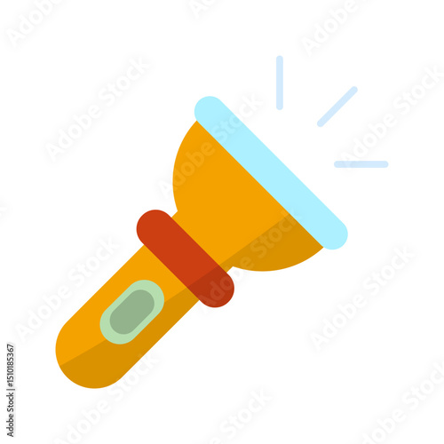 Flashlight Vector Icon