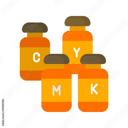Cmyk Vector Icon