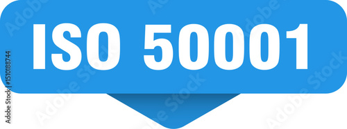 iso 50001 sticker. iso 50001 sign on transparent background