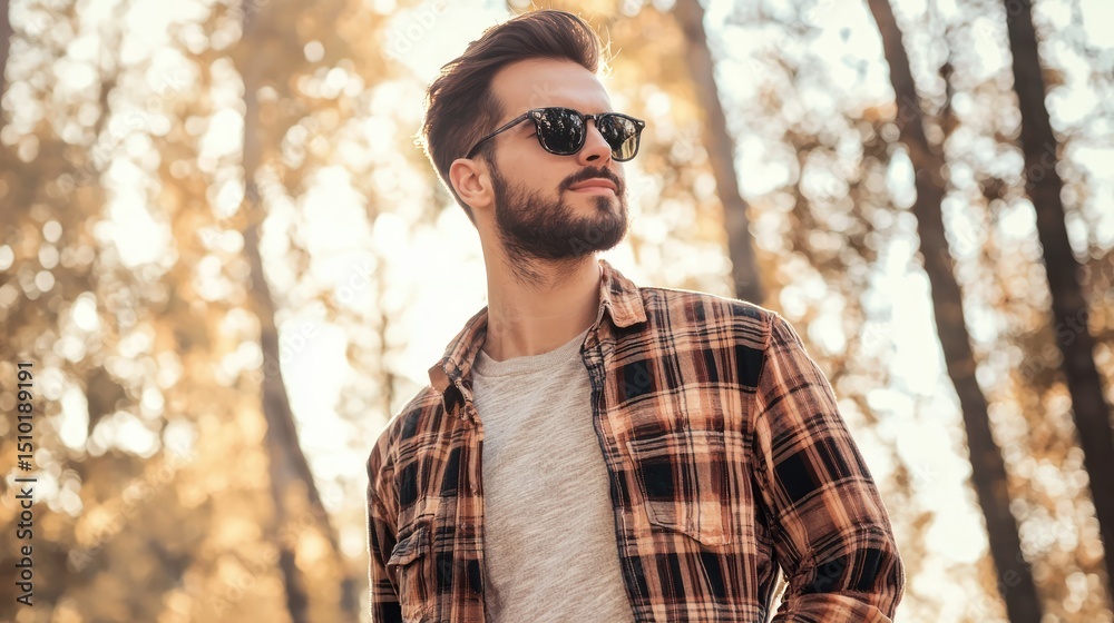 High fade hairstyle with stubble, casual fashion High fade hairstyle with stubble, casual fashion