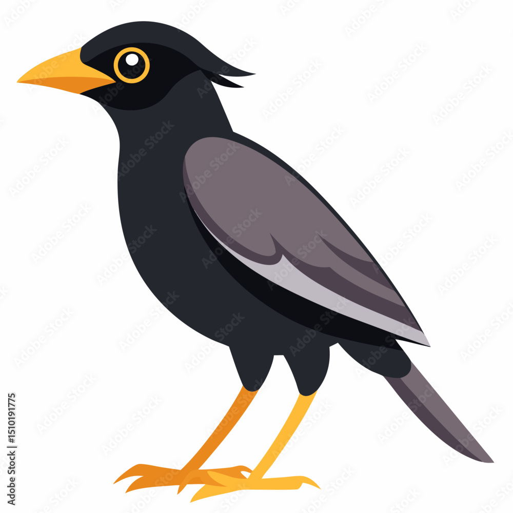 Obraz premium vector illustration of a bird