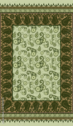 elegant paisley pattern for wallpaper background and textile beautiful paisley originated in persia and paisley is popular in Iran india scotland this paisley design is good for dress shawl scarf rida