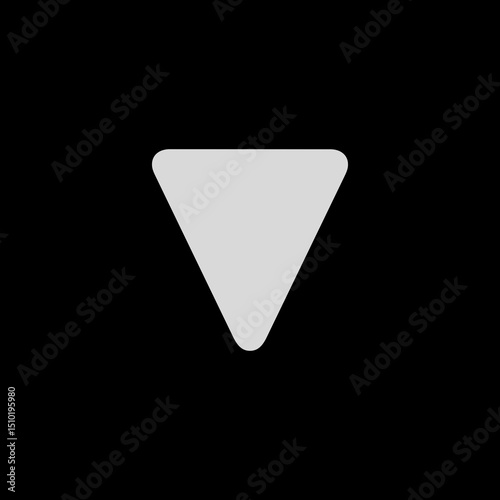 Down Triangle Filled