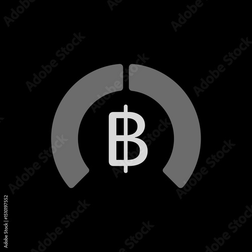Baht Gauge Half Chart Icon