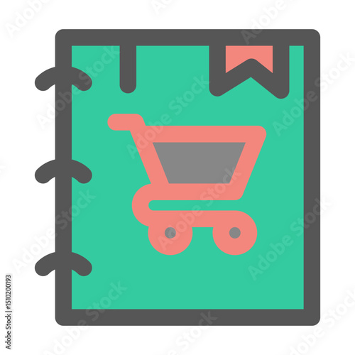 Shopping schedule icon