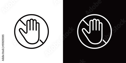 禁止のラインアイコン