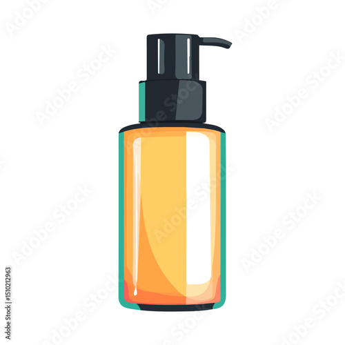 Setting Spray vector 2D flat illustration, isolated on a white background.