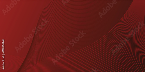Studio interior with carbon fiber texture. Modern carbon fiber textured red black interior with light. Background for mounting, product placement. Vector background, template, mockup