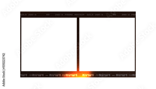 Foto Film frame photo strip high-resolution blank filter