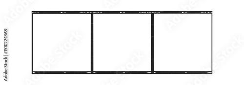 Fényképezés Film frame photo strip high-resolution blank filter