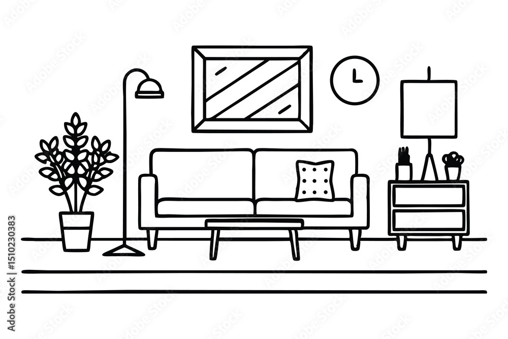 Modern living room interior design Modern living room interior design