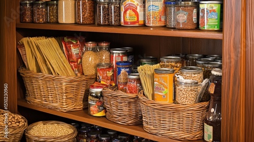A well-organized food cupboard can save you time and effort when preparing meals. Use baskets for snacks, cans for soups, and jars for grains for easy access