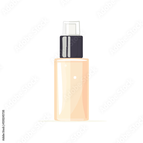 Skin Toner vector 2D flat illustration, isolated on a white background.