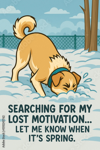 Dog over winter 