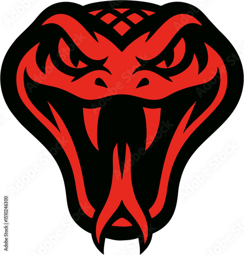 snake head logo