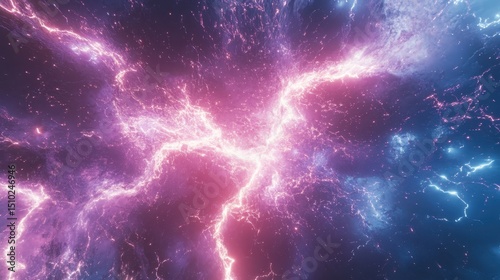 A conceptual image of energy bursts, showing lightning effects during dynamic movements.