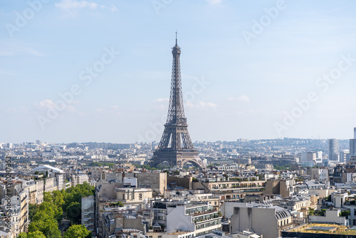 Eiffel Tower Overlooking Paris