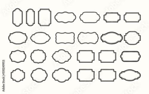 Cloud speech bubbles vector icons. collection. Cloud speech bubbles Vector illustration set.