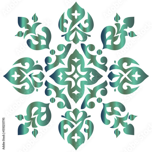 The captivating movement of gradient textures in modern abstract artistry