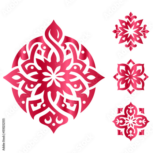 A tribute to luxurious ornamental designs expressed in modern form