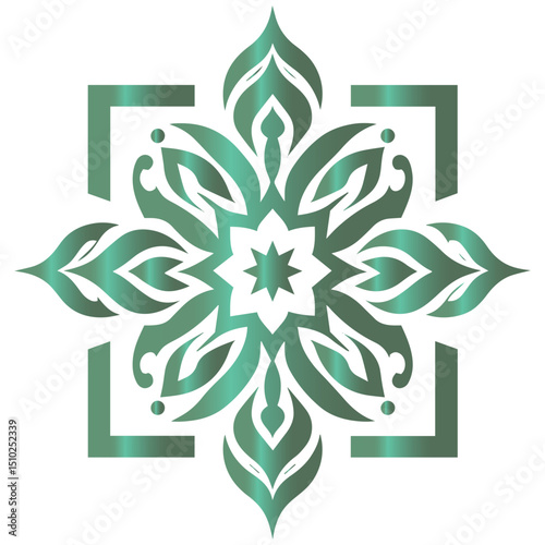 The regal charm of artistic elegance captured in high-end vector beauty
