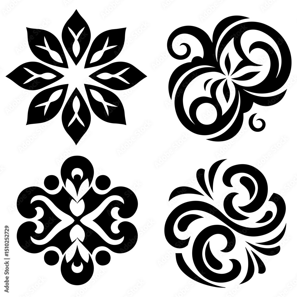 Obraz premium The exquisite symmetry of geometric precision in modern vector elegance