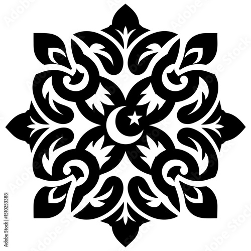 The intersection of symmetry and creativity in geometric vector art