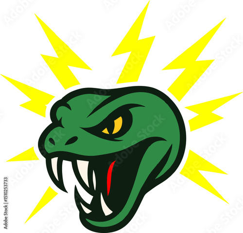 snake struck by lightning