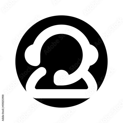 Customer service icon. Perfect for e-commerce or support designs.