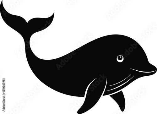 whale cartoon coloring page