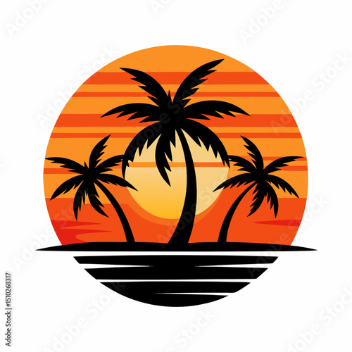 palm tree silhouette