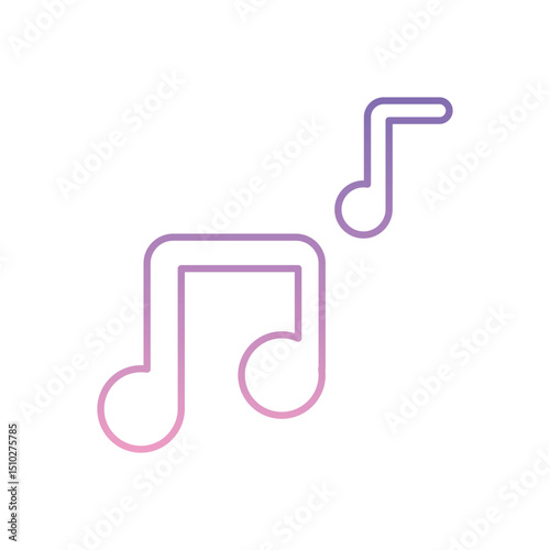 Music  Icon vector stock illustration