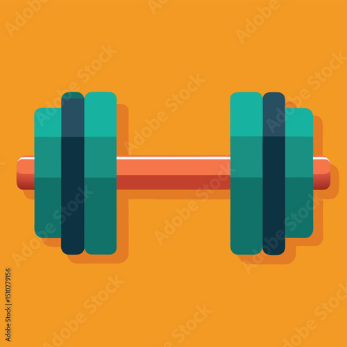 Classic balanced dumbbell for weight lifting exercise fitness gym