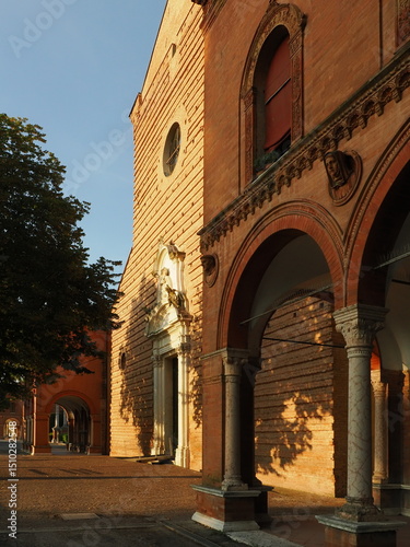 San Cristoforo church. Certosa monumental cemetery. Ferrara, Northern Italy.
