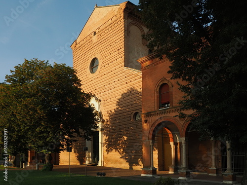 San Cristoforo church. Certosa monumental cemetery. Ferrara, Northern Italy.