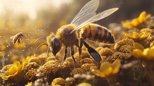 National Pollinator Month: A honey bee with its treasure

 photo