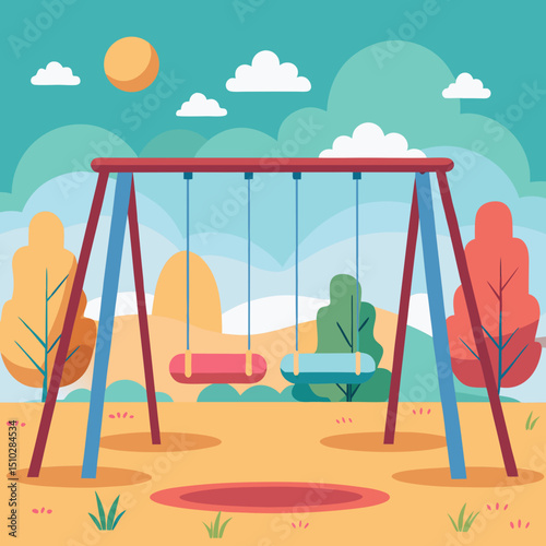 playground in the beach